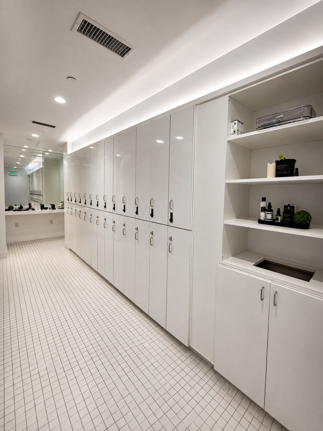 Locker room