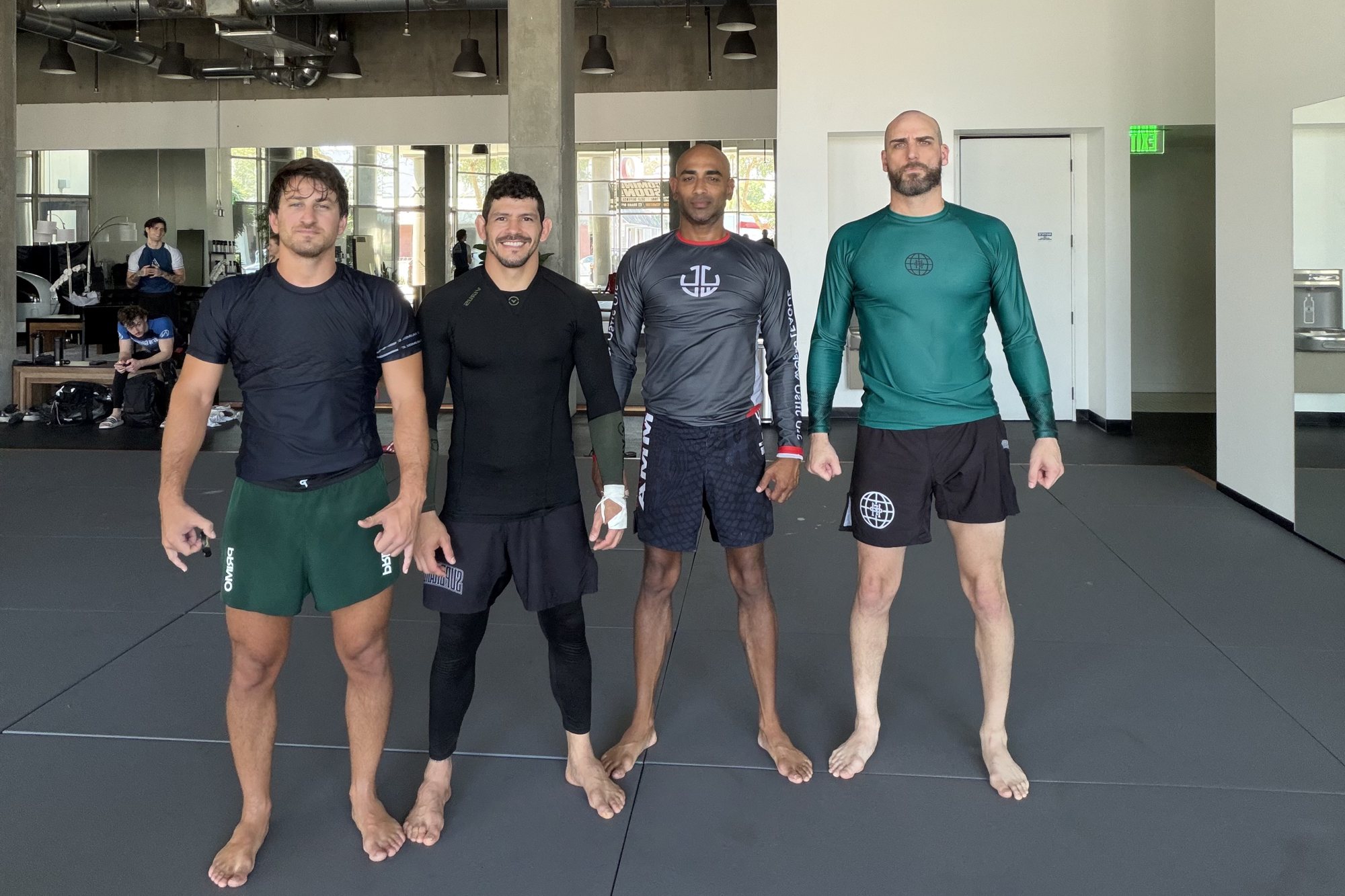 Students after a no-gi session